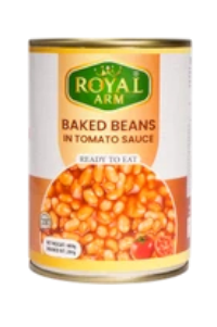 Royal Arm Baked Beans, 3x400g
