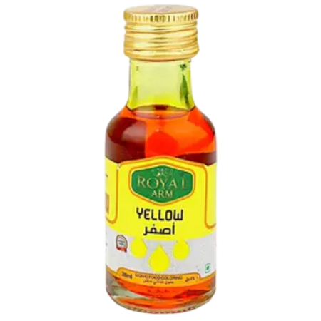 Royal Arm Food Colour - Yellow, 28ml
