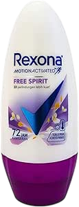 Rexona Motion Activated Free Spirit 72H Antiperspirant Roll-On Deodorant, 45ml