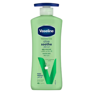 Vaseline Intensive Care Aloe Soothe Non-Greasy Lotion for Dry Skin, 400ml