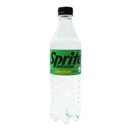 Sprite Zero Sugar Soft Drink, 500ml