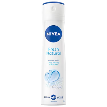 NIVEA Fresh Sensation Antiperspirant 48H Deodorant Spray for Women, 150ml
