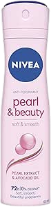 NIVEA Pearl & Beauty 48H Antiperspirant Deodorant Spray for Women, 150ml