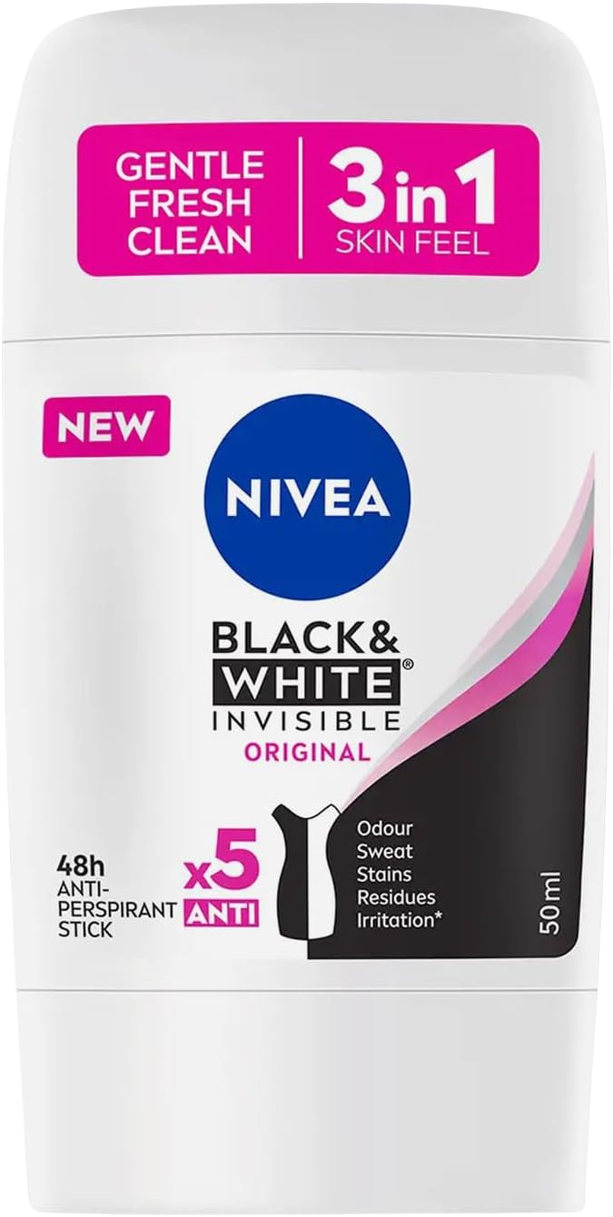 Nivea Women Black & White Deodorant Stick, 50ml