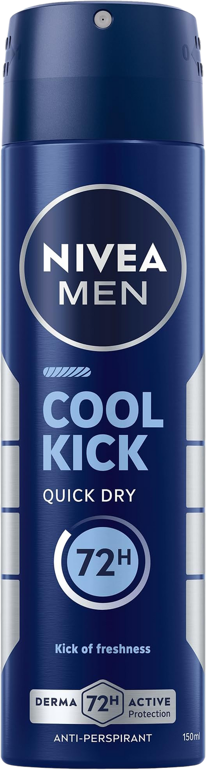 NIVEA Men Dry Fresh 48h Antiperspirant Deodorant Spray, 150ml