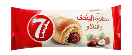 7 Days Jumbo Croissant Filled with Hazelnut & Cocoa Cream, 100g