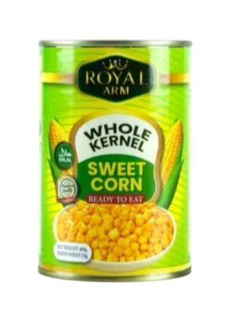 Royal Arm Whole Kernel Sweet Kernal, 400g