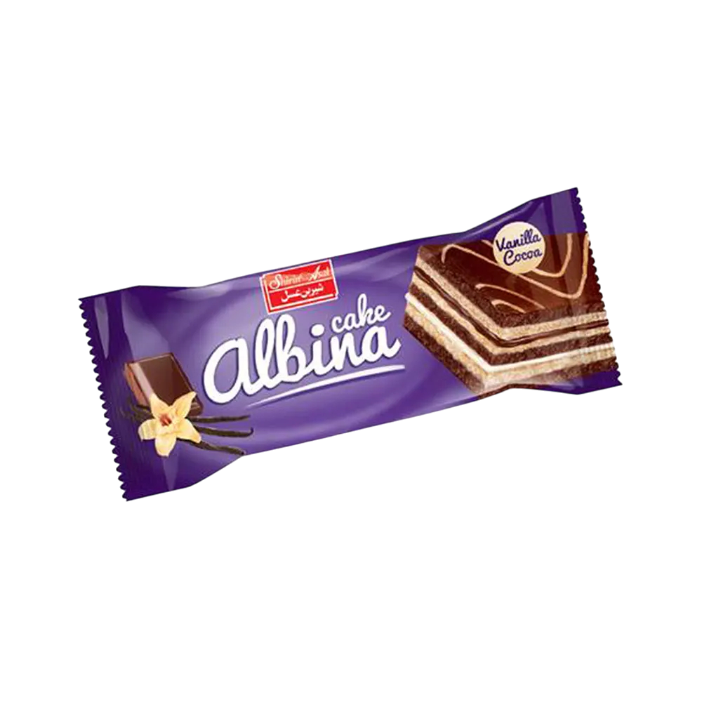 Albina Cake with Vanilla & Cocoa Layer, 100g