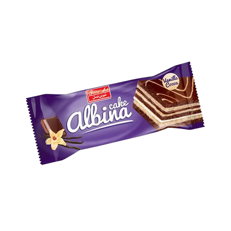 Albina Cake with Vanilla & Cocoa Layer, 100g