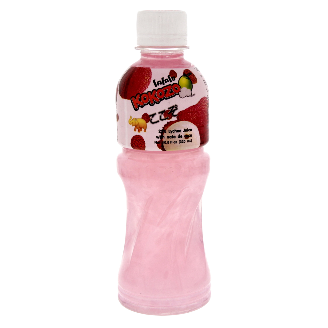 Kokozo Lychee Juice With Nata De Coco 320 ml