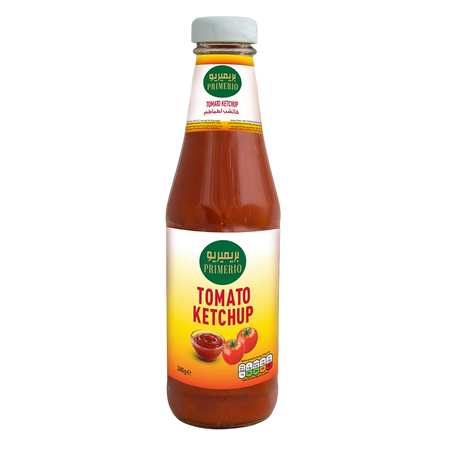 Primerio Tomato Ketchup Glass Bottle, 3x340g