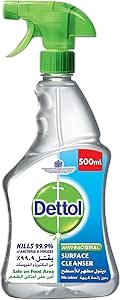 Dettol Antibacterial Surface Disinfectant Trigger Spray, 2x500ml