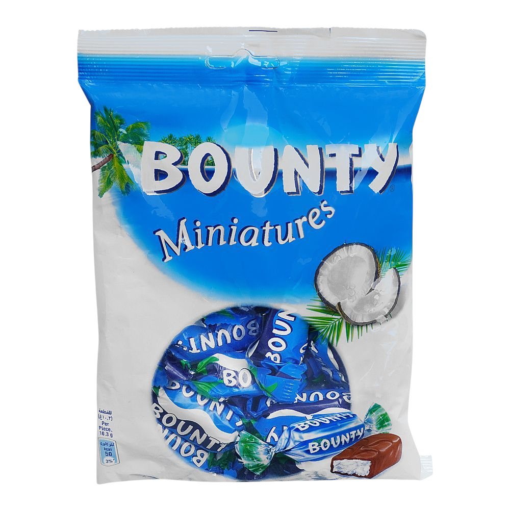 Bounty Miniatures Chocolate Bag, 150g