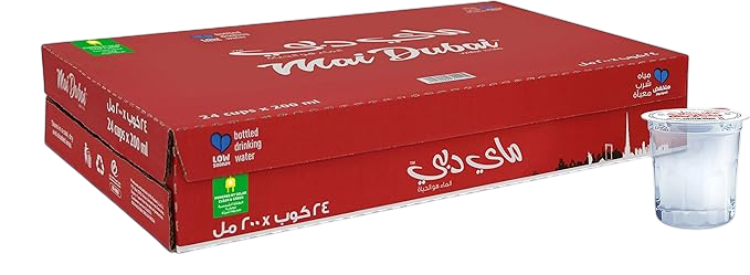 Mai Dubai Cup Water 200ml x Pack of 24