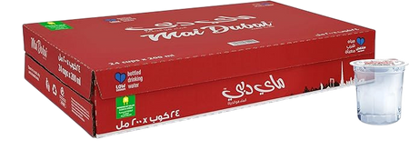 Mai Dubai Cup Water 200ml x Pack of 24
