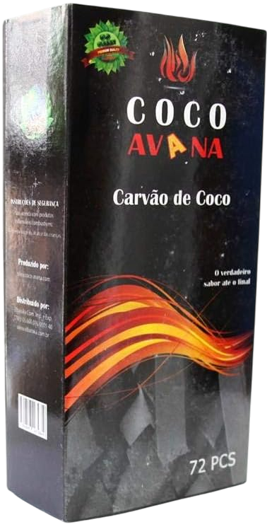 Coco Avana Coconut Charcoal 72 per pack
