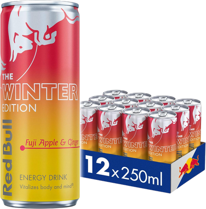 Red Bull Fuji Apple & Ginger Energy Drink, 250ml