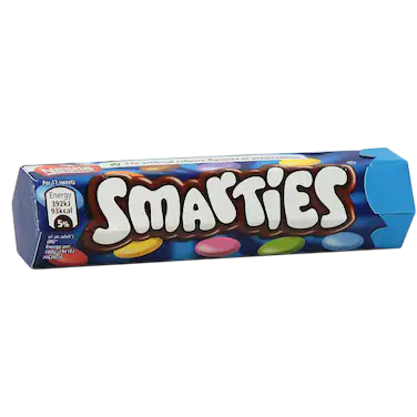 Nestle Smarties Hexagon Tube Chocolate, 38g
