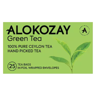 Alokozay Green Tea Bags, 25 Pieces