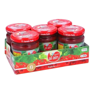 Al Ain Tomato Paste Jar, 5x200g