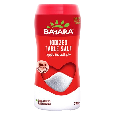 Bayara Iodized Table Salt 700 g
