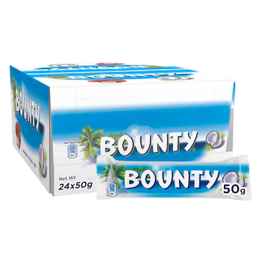 Bounty Coconut Milk Chocolate Bar, 50g
