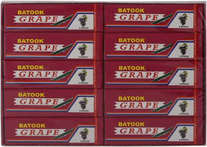 Batook Grape Flavoured Chewing Gum, 20x12.5g