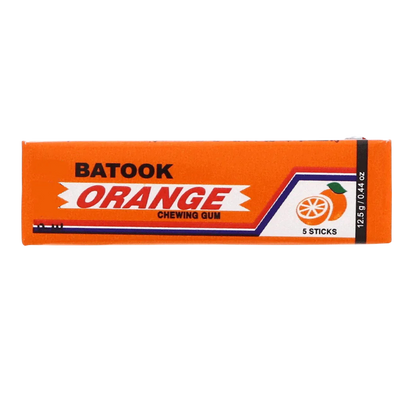 Batook Orange Chewing Gum, 20x12.5g