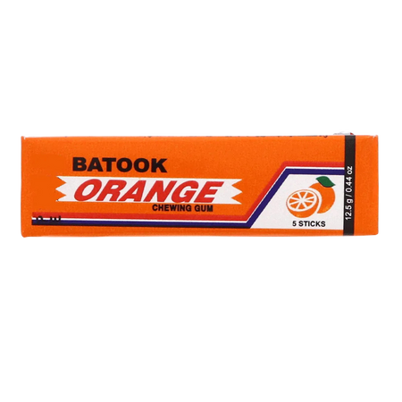 Batook Orange Chewing Gum, 20x12.5g