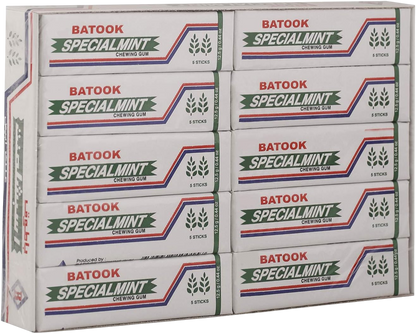 Batook Special Mint Sticks Chewing Gum, 20x12.50g
