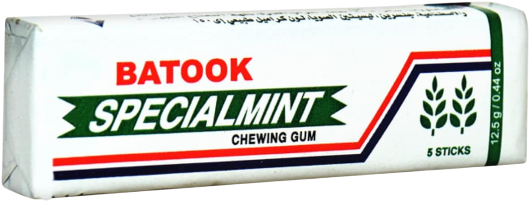 Batook Special Mint Sticks Chewing Gum, 20x12.50g