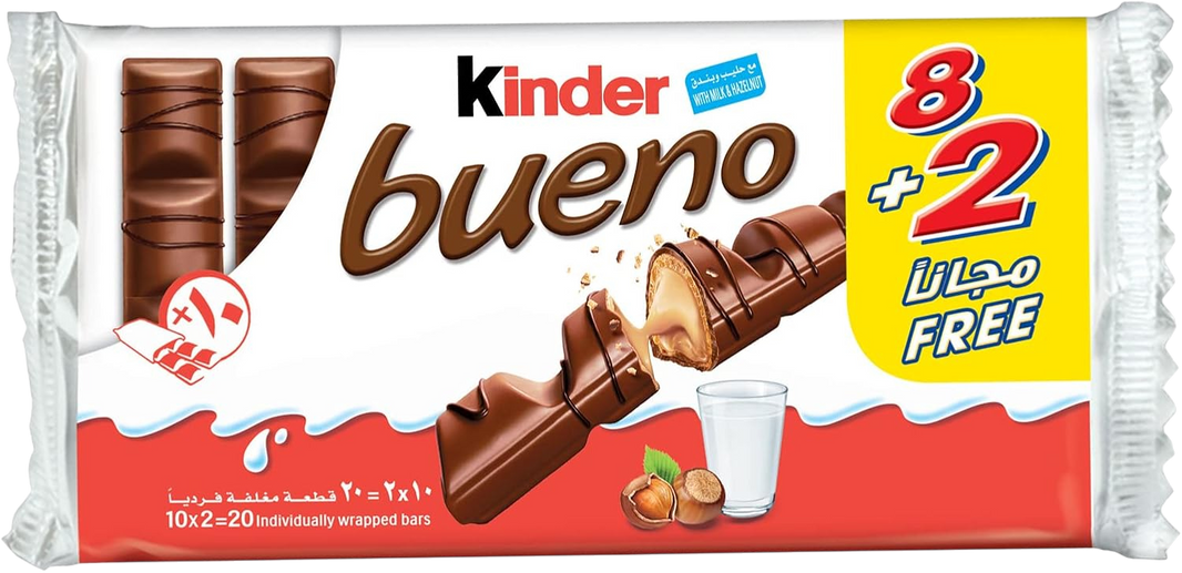 Kinder Bueno Milk Chocolate Bar, 430g