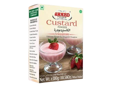 Ahmed Custard Strawberry Flavour 300Gms