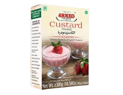 Ahmed Custard Strawberry Flavour 300Gms