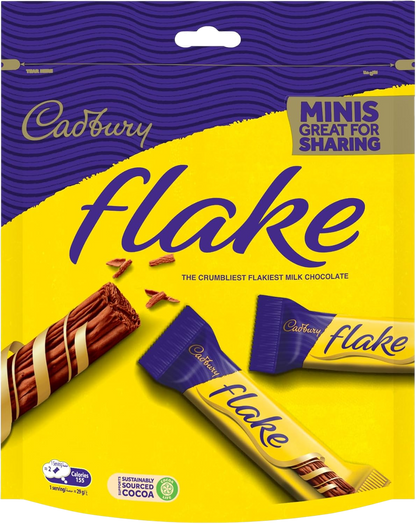 Cadbury Flake Minis Chocolate Pouch, 145g