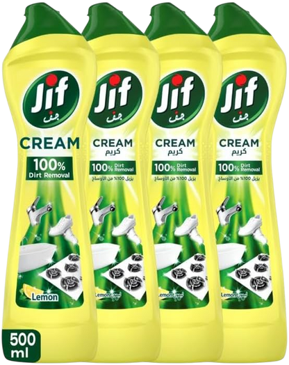 Jif Lemon Cream Cleaner, 500ml