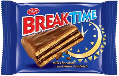Tiffany Break Time Wafer Sandwich Coated with Chosolate, 24x13g
