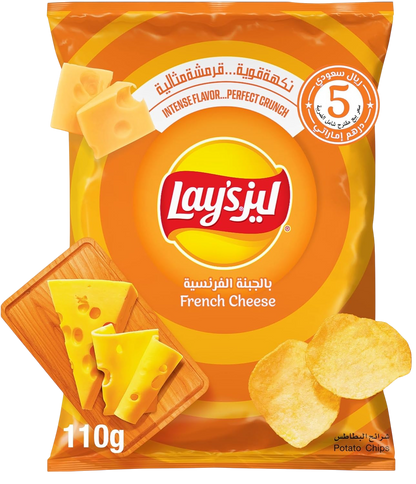 Lay's French Cheese Potato Chips, 110g