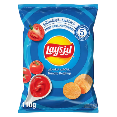 Lays Ketchup Chips, 110g