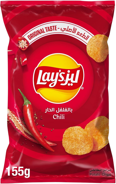 Lay's Chili Potato Chips, 165g