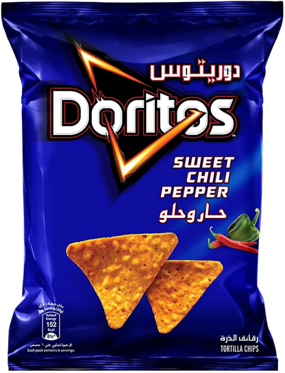 Doritos Sweet Chili Pepper Tortilla Chips, 175g