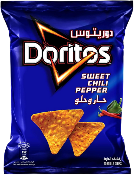 Doritos Sweet Chili Pepper Tortilla Chips, 175g