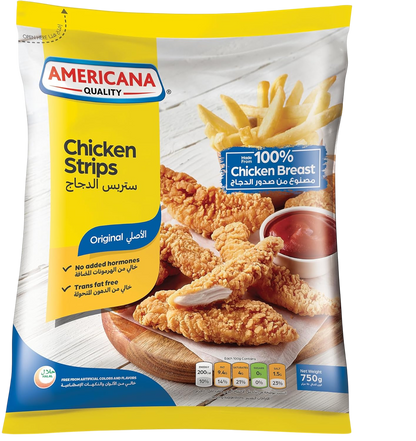 Americana Frozen Original Chicken Strips, 750g