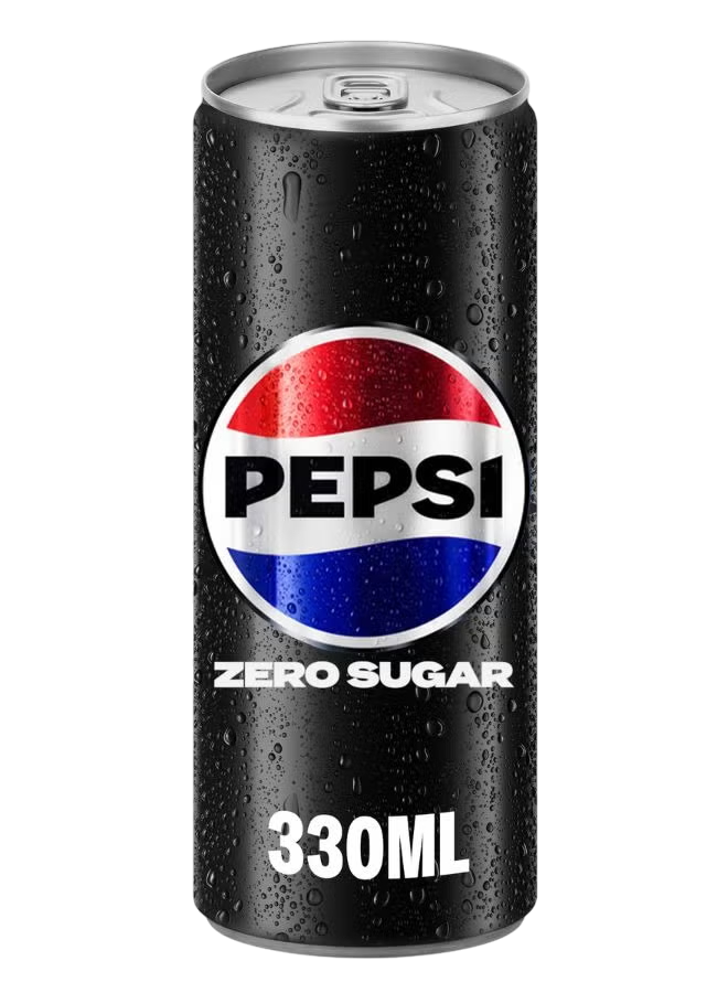 Pepsi Cola Zero Sugar Can, 330ml