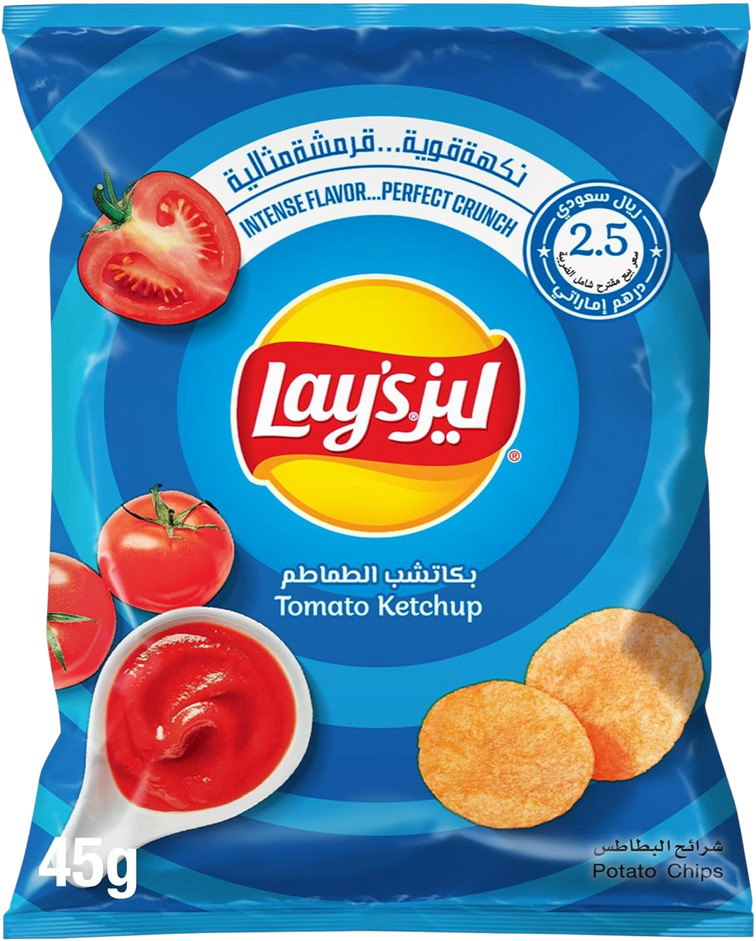 Lay's Tomato Ketchup Potato Chips, 45g