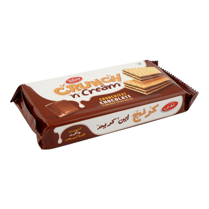 Tiffany Crunch N Cream Chocolate Cream Wafers, 65g