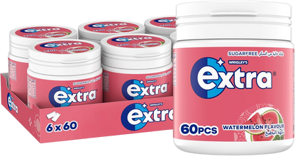 Extra Gum Watermelon Bottle, 84g