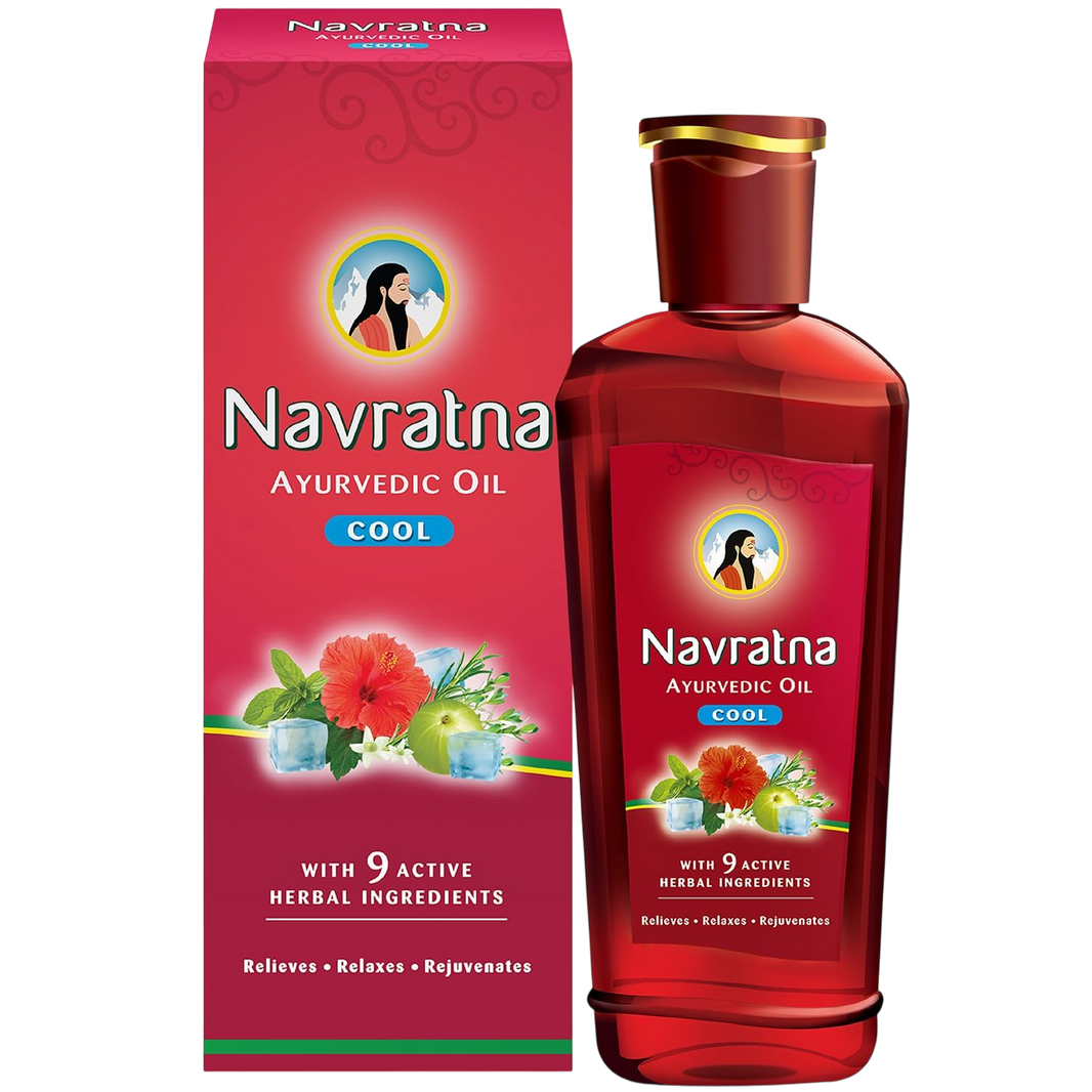 Himani Navratna Herbal Cool Oil For Body And Hair 300 ml