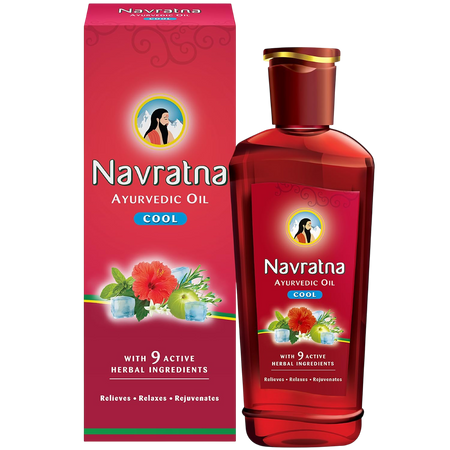 Himani Navratna Herbal Cool Oil For Body And Hair 300 ml