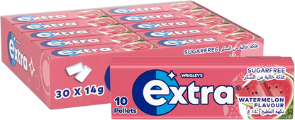 Wrigley's  Extra Watermelon Pellets Red White Gum, 14g